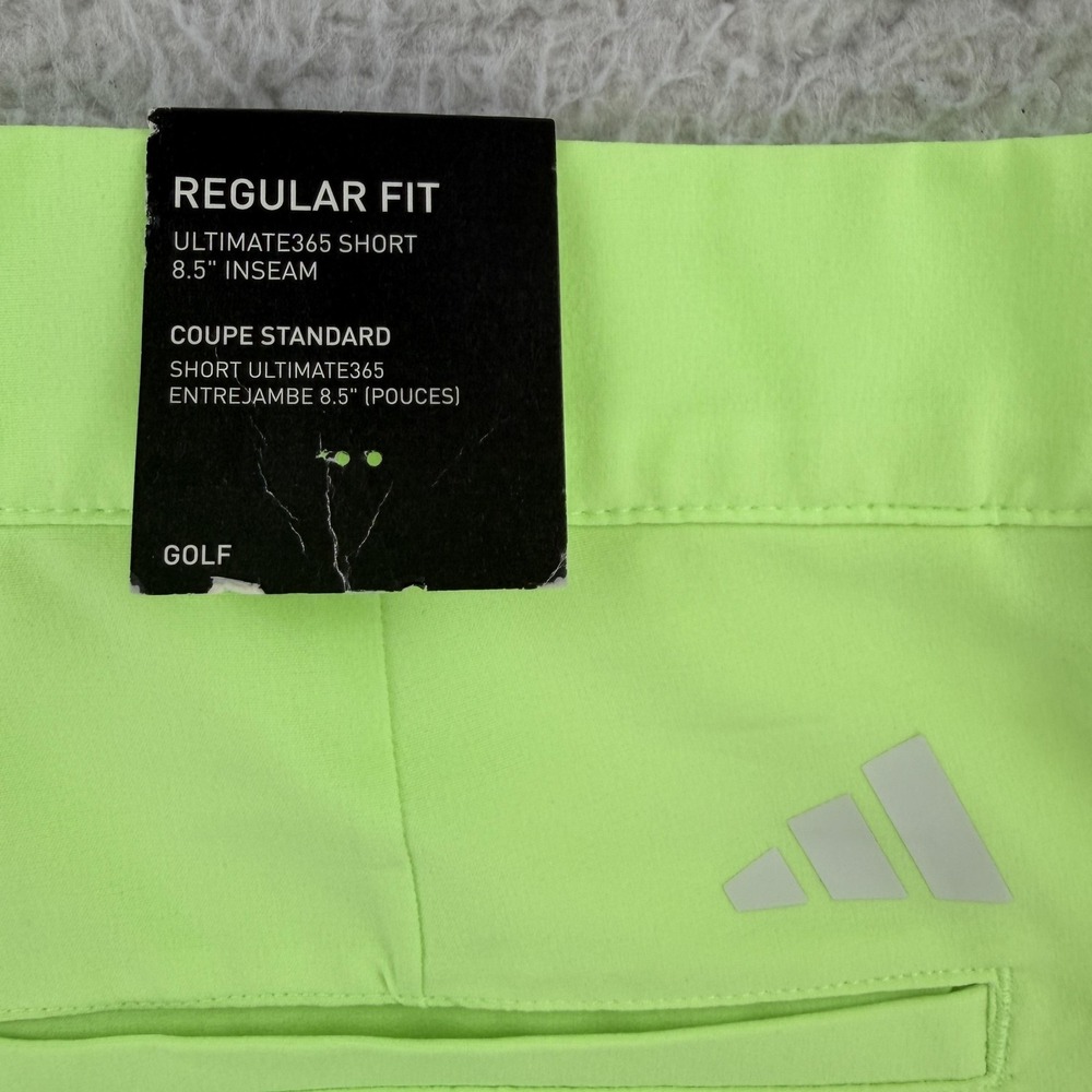 Adidas Shorts Mens 36 Green Ultimate365 Microfiber Chino Golf IN2465 NWT - Picture 6 of 9